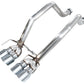 AWE Tuning C6 Chevrolet Corvette Z06/ZR1 Track Edition Axle-back Exhaust w/ Chrome Silver Tips