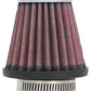 K&N Universal Round Tapered Chrome Filter 1.563in Flange ID x 3in Base OD x 2in Top OD x 3in H