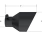 MBRP Black-Coated Tip 2.5in ID, 5in OD Out, 8in Length, Angle Cut, Dual Wall