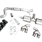AWE MK8 Volkswagen Golf R 3in Touring Edition Quad Exhaust - Diamond Black Tips