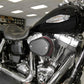 K&N 00-16 Harley Davidson Street Metal Intake System Flare Black