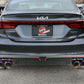 aFe 22-24 Kia Forte GT 1.6L 3in-2.5in 304 Stainless Steel Axle-Back Exhaust w/ Blue Flame Tips