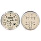 Autometer Antique Beige Quad & Tach/Speedo 5in. - 2 Pc.