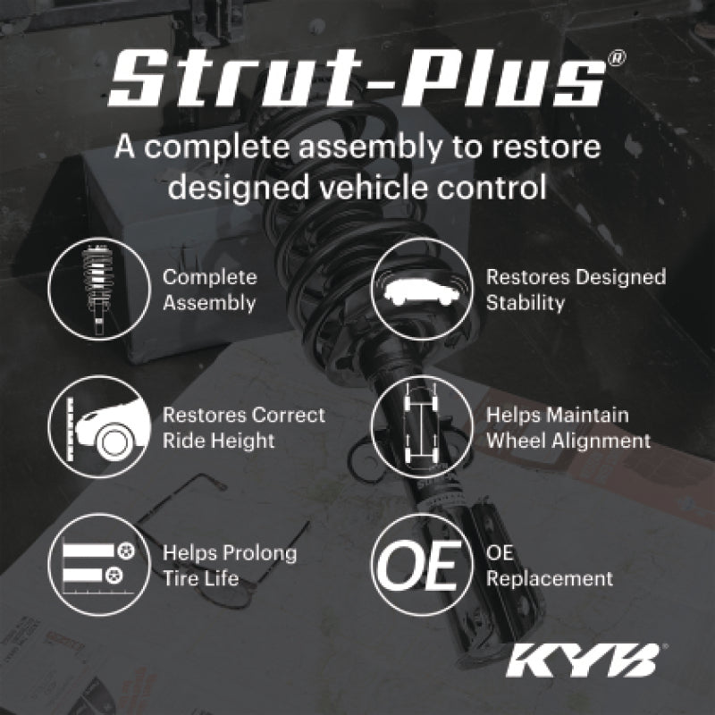 KYB 14-20 Mitsubishi Outlander FWD ES/LS 2.4L Strut-Plus Shock Assembly - Front Left