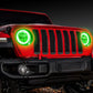 ORACLE Lighting Jeep Wrangler JL/Gladiator JT LED Surface Mount Headlight Halo Kit