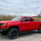 Fishbone Offroad 07-18 Chevrolet Silverado 1500/2500/3500 Double Cab Oval Side Steps -Black Textured