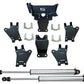 Superlift 17-24 Ford F450/F550 Super Duty 4WD Dual Steering Stabilizer Kit w/Radflo Cylinders