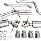 AWE Tuning 2022+ Porsche Macan 2.9TT Touring Edition Catback Exhaust w/ Chrome Silver Tips