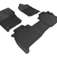 3D MAXpider 2016-2019 Nissan Titan Crew Cab Kagu 1st & 2nd Row Floormats - Black