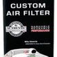 K&N Universal Custom Air Filter - Round 5.125in Flange / 14in OD / 5.125in ID / 5.625in Height