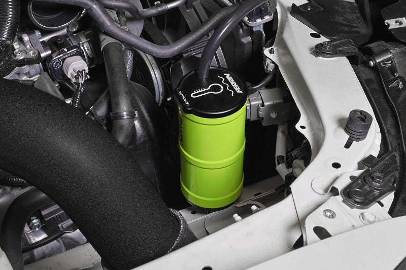 Perrin 13-25 Subaru BRZ / 04-21 Subaru STI / 02-25 Subaru WRX Coolant Overflow Tank - Neon Yellow