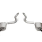 Corsa 2024 Ford Mustang GT Touring Axle-Back Dual Rear Exit with 4.5in Pro Series Polished Tips