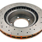 DBA 07+ Toyota Landcruiser 200 Series Front Drilled and Slotted 4000 Series Rotor