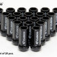 Cusco Universal Wheel Lug Nut Set M12 x P1.5mm - Black (20pcs)
