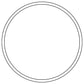Cometic Holley 4500 Dominator .060in Fiber Air Cleaner Mounting Gasket - 7.3125in Diameter