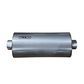 Kooks 3in Oval Clamp In Center/Center Muffler 18in Long Body Polished Stainless Steel