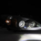 AlphaRex 99-09 Honda S2000 LUXX-Series Projector LED Headlights - Black