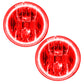 Oracle 03-10 Hummer H2 LED Fog Light Halo Kit - Red