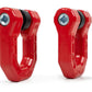 DV8 Offroad Elite Series D-Ring Shackles - Pair (Red)