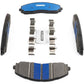 Timbren 23-26 Ford F-250/F-350 SD BES Severe Duty Semi-Metallic Brake Pads - Front