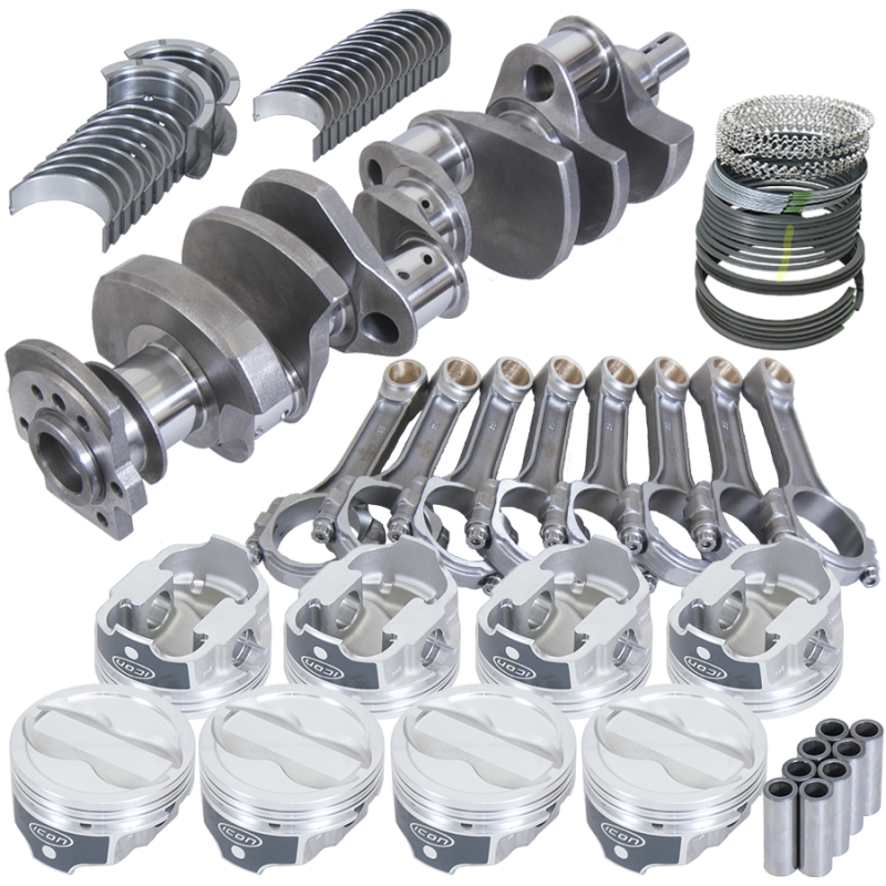 Eagle Chevy LT1350 1Pc 3.750in Crank 6.000in I-Beam Rods -18cc 4.060in Pistons Rotating Assembly