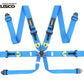 Cusco Universal 6 Point 3in Shoulder 3in Lap w/Eyebolts (7/16-20UNF Thread) FIA Racing Harness- Blue