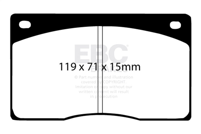 EBC 91-93 Jaguar XJS 4.0 Ultimax2 Front Brake Pads