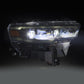 AlphaRex 25-26 Dodge Ram 1500 Luxx LED Proj Headlights -Alpha Black w/Activ Lit/Seq Signal/Switchbk