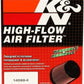 K&N Filter Universal Rubber Filter 2 3/4 inch Flange 6 inch Base 5 inch Top 5 1/2 inch Height