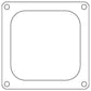 Cometic Holley 4500 Dominator .060in Fiber Carburetor Gasket - 4.775in x 4.775in - Open Plenum