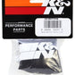 K&N Precharger Air Filter Wrap Black Universal 4in. Height 4in. Inside Diameter