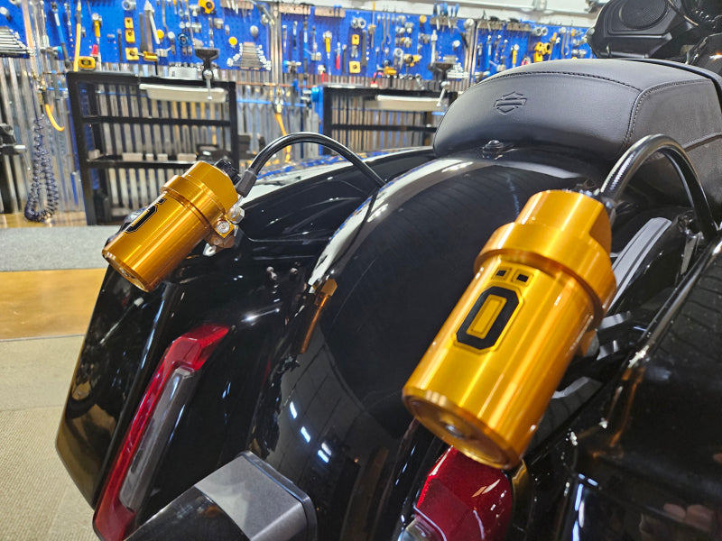 Ohlins 14-25 Harley FL Touring STX 36 Twin Blackline 12in Stiffer Spring Shocks