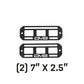 DV8 Offroad Universal Molle Panels - 7" x 2.5" PAIR