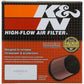 K&N Universal Chrome Filter 100MM Flange ID / 138MM Base OD / 114MM Top OD / 92MM Height