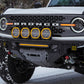 DV8 Offroad 21-25 Ford Bronco Tube Serries Front Bumper - Black Powdercoat
