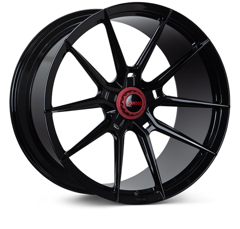 Vossen x Novitec NF10 21x9 ET:35 Gloss Black Ferrari 458 Front Wheel