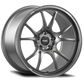 Konig Forged F3S 17X10 5X114.3 ET43 Satin Charcoal Knurled Bead