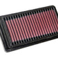 K&N 6.938in O/S L x 3.5 O/S W x.875in H Fiat/Lancia Replacement Air Filter