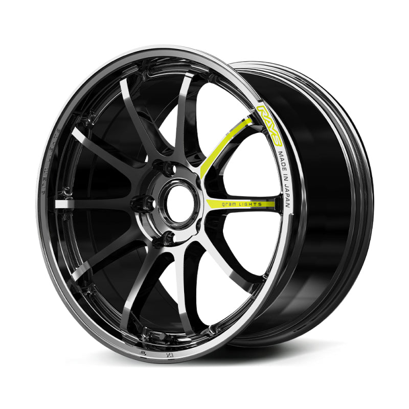 Gram Lights 57NR Limited Edition 19X8.5 +38 5-114.3 Rays Black Metal Coat (RB)