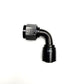 Fragola -6AN 90 Degree Fixed/Single Swivel Sport Crimp Pro Hose End
