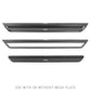 Go Rhino 2021+ Ford Bronco Dominator Extreme D1 Side Steps w/Brackets - Textured Black