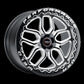 Weld Laguna Drag Beadlock 15x10 5x114.3 ET50 BS 7.50 Gloss Black MIL DIA 78.1