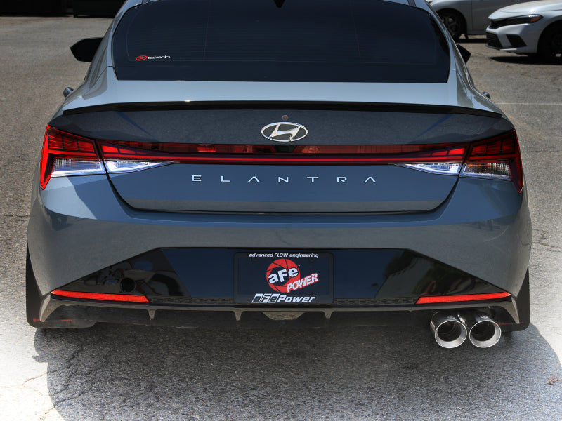 aFe Takeda 21-25 Hyundai Elantra 1.6L (t) 3in. SS Axle-Back Exhaust System w/Polished Tips