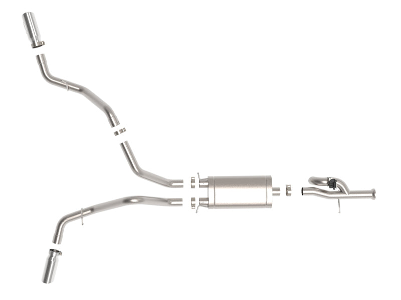 afe Gemini XV Cat-Back Exhaust System GM Trucks 09-18 V6-4.3/V8-4.8/5.3L