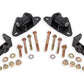 BMR 14-19 Chevrolet Corvette Motor Mount Kit - Black Hammertone