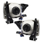 Oracle Lighting 01-04 Toyota Tacoma Pre-Assembled LED Halo Headlights -Red