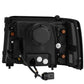 AlphaRex 92-96 Ford F-Series/Bronco PRO-Series Proj Headlight Blk w/Seq. Sig & DRL