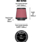 K&N Filter Universal Rubber Filter Round Tapered 4.5in  Flange 5.875in Base 4.5 inch Top 6in  Height