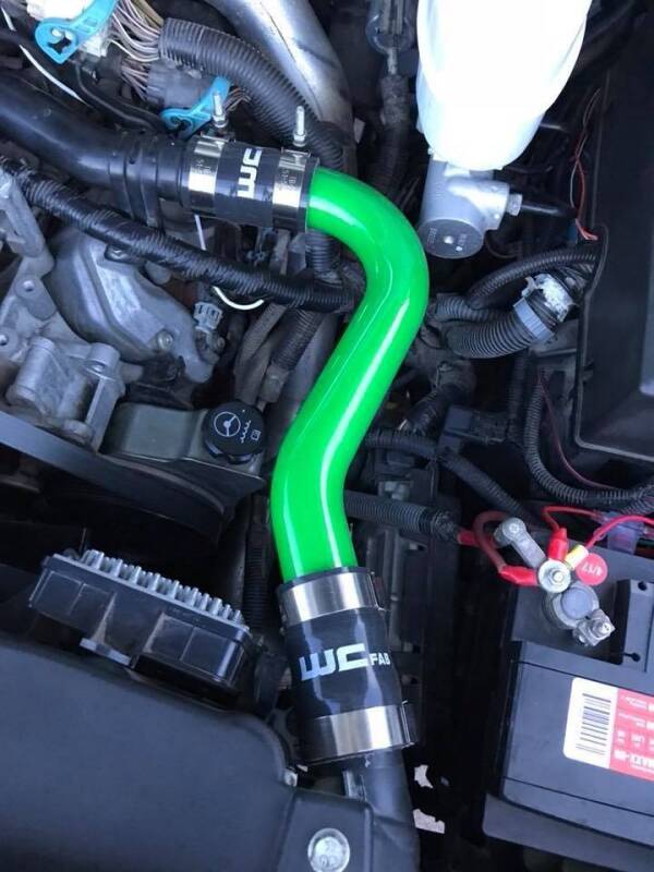 Wehrli 06-10 Chevrolet 6.6L LBZ/LMM Duramax Upper Coolant Pipe - Flat Black