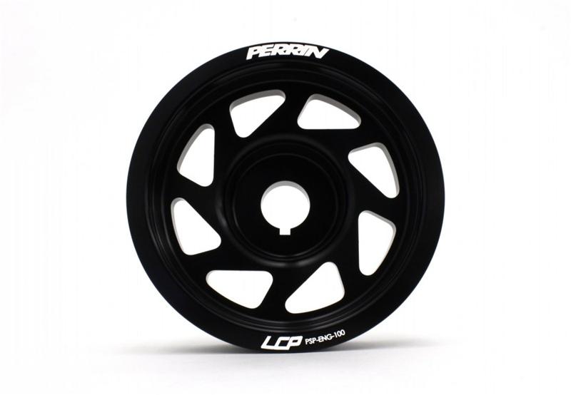 Perrin 93+ Impreza (WRX/STi) Crank Pulley - Black (w/AC)